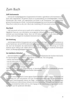 Orff-Instrumente und wie man sie spielt  von Grüner Micaela 