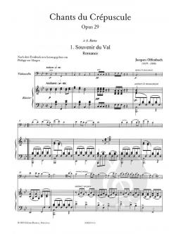 Chants du Crépuscule op. 29 von Offenbach Jacques 