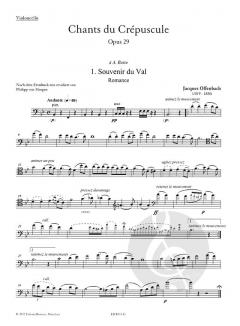 Chants du Crépuscule op. 29 von Offenbach Jacques 