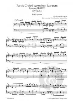 Johannes-Passion "O Mensch, bewein" BWV 245.2 von Bach Johann Sebastian 