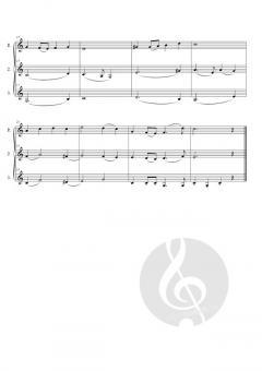 We are Three under the Christmas Tree 