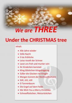 We are Three under the Christmas Tree 