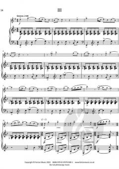 Sonatina for Clarinet and Piano von Brammeld Chris 