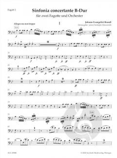 Sinfonia concertante B-Dur von Johann Brandl 