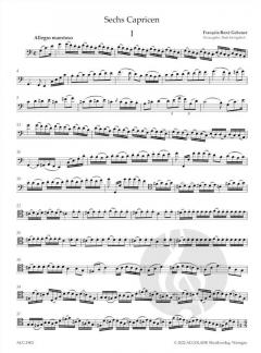 6 Capricen von François-René Gebauer 