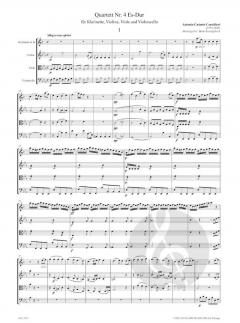 Quartett Nr. 4 Es-Dur von Antonio Casimir Cartellieri 