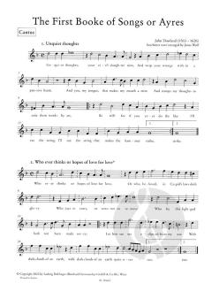 The First Booke of Songs or Ayres von John Dowland 