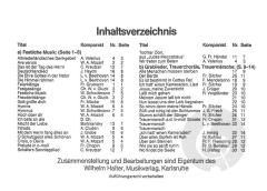 Musik für feierliche Anlässe 