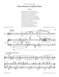 Four Sonnets of John Clare von Julian Philips 