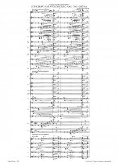 Concerto for Violoncello and Orchestra von Wen-Chung Chou im Alle Noten Shop kaufen (Partitur)