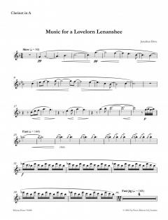 Music for a Lovelorn Lenashee von Jonathan Dove 