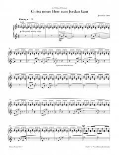 Christ unser Herr zum Jordan kam von Jonathan Dove 