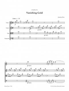 Vanishing Gold von Jonathan Dove 