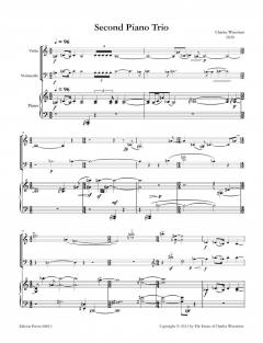 Second Piano Trio von Charles Wuorinen 