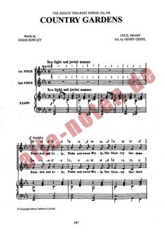 Country Gardens von Cecil Sharp 