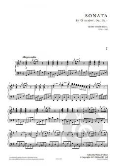 Six Sonatas pour le Clavecin op. 1 Vol. 1 von Henri Joseph Rigel 