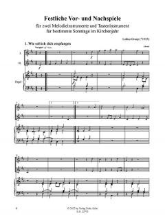 Festliche Vor- und Nachspiele von Lothar Graap 