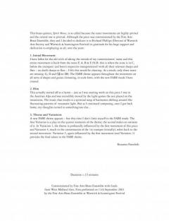 Spirit Moves von Roxanna Panufnik 