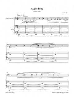 Night Song von Jonathan Dove 