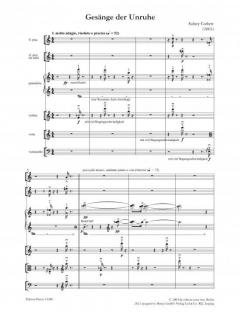 Gesänge der Unruhe von Sidney Corbett 