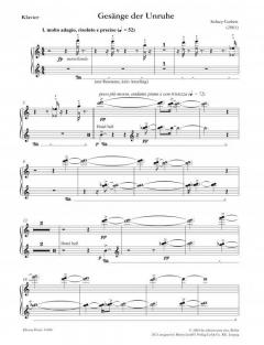 Gesänge der Unruhe von Sidney Corbett 