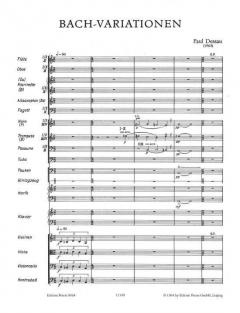 Bach-Variationen für großes Orchester von Paul Dessau im Alle Noten Shop kaufen (Partitur)