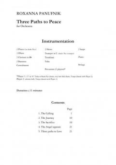Three Paths to Peace von Roxanna Panufnik 