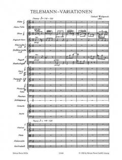 Telemann-Variationen für Orchester von Gerhard Wohlgemuth im Alle Noten Shop kaufen (Partitur)