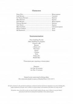 Mansfield Park von Jonathan Dove 