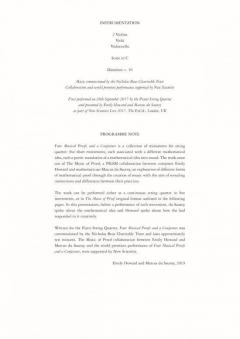 Four Musical Proofs and a Conjecture von Emily Howard 