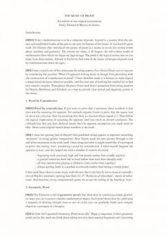 Four Musical Proofs and a Conjecture von Emily Howard 