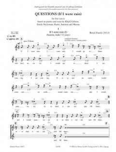 Questions von Bernd Franke 