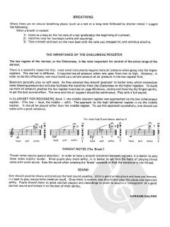 Klarinette für Anfänger von Avrahm Galper 