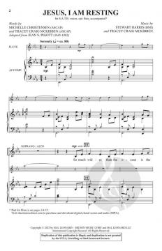 Jesus, I Am Resting von Stewart Harris 