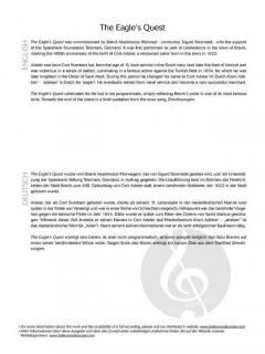 The Eagle's Quest von Philip Sparke 