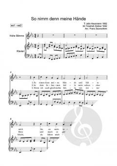 So nimm denn meine Hände von Friedrich Silcher (Download) 