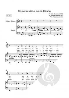 So nimm denn meine Hände von Friedrich Silcher (Download) 