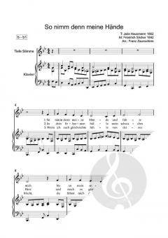 So nimm denn meine Hände von Friedrich Silcher (Download) 