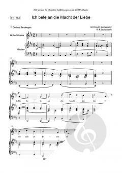 Ich bete an die Macht der Liebe von Dmitri Stepanowitsch Bortniansky (Download) 