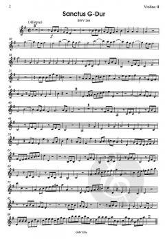 Sanctus in d-Moll und G-Dur BWV 239 und 240 von Johann Sebastian Bach 