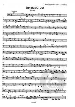 Sanctus in d-Moll und G-Dur BWV 239 und 240 von Johann Sebastian Bach 