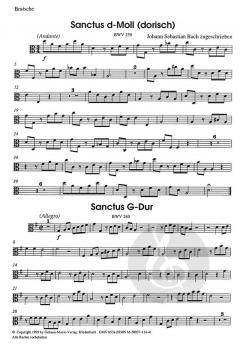 Sanctus in d-Moll und G-Dur BWV 239 und 240 von Johann Sebastian Bach 