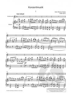 Konzertmusik von Hans Werner Henze (Download) 