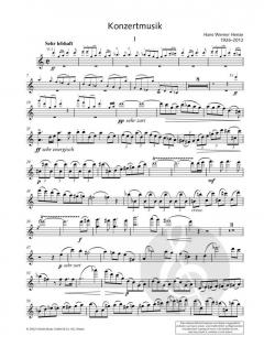 Konzertmusik von Hans Werner Henze (Download) 