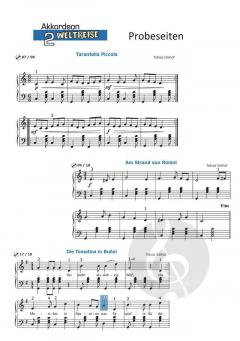 Akkordeon Weltreise Band 2 (+CD) von Tobias Dalhof im Alle Noten Shop kaufen