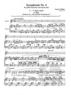 Symphonie Nr. 4 von Gustav Mahler 