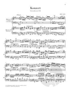 Cembalokonzert Nr. 4 A-dur BWV 1055 von Johann Sebastian Bach 