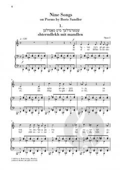 9 Lieder op. 5 von Evgeny Kissin 