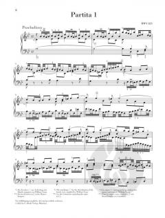Partita 1 B-dur BWV 825 von Johann Sebastian Bach 
