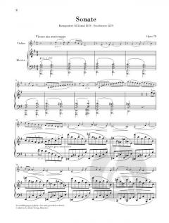 Sonate für Klavier und Violine G-dur op. 78 von Johannes Brahms im Alle Noten Shop kaufen